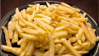 Secreat recipe to make perfect Crispy French Fries youtube cooking [upl. by Nazus]