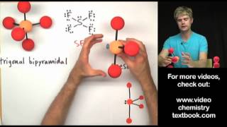 VSEPR Theory Part 2 Trigonal Bipyramidal Family [upl. by Brathwaite]