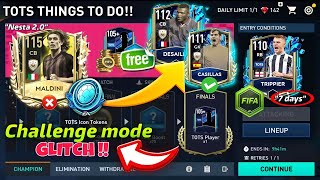 CHALLENGE MODE GLITCH TOTS THINGS TO DO FIFA MOBILE 23  115 OVR MALDINI TOTS FIFA MOBILE [upl. by Sanfred585]