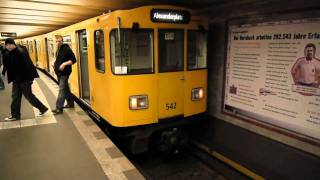 UBahn Berlin Bahnhof Alexanderplatz U2 1080p [upl. by Ellehsram]