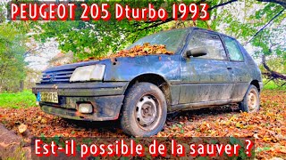 BARN FIND PEUGEOT 205 Dturbo  Estil possible de la sauver [upl. by Gilbart337]