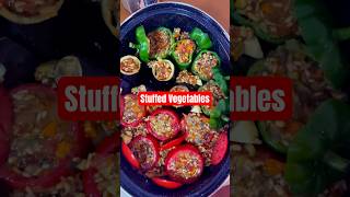 Stuffed vegetables  Gemista stuffed mediterranean shorts [upl. by Noside]