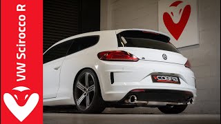 VW Scirocco R 20 TSI Cobra Sport Turbo Back Performance Exhaust [upl. by Nickles]