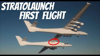 Stratolaunch amp Scaled Composites Fly Roc the World’s Largest Airplane Video of the First Flight [upl. by Atokad148]