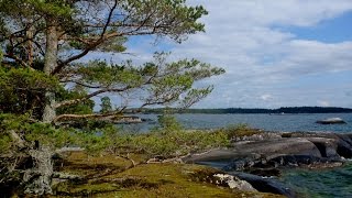 Kayaking and Hiking at Lake Vättern Sweden 2014 HD [upl. by Tildie]