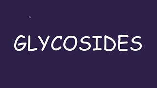 Carbohydrate Glycoside Formation hydrolysis  Chemical Process  Medschooldrill [upl. by Eisoj792]