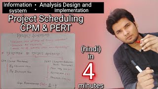 Project Scheduling  CPM and PERT explained in hindi  Akant 360 [upl. by Kape]