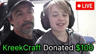 KreekCraft Raiding Small Streamers FULL STREAM VOD [upl. by Aiuqet800]