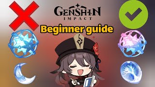 Dont ruin your account in genshin impact 51 Beginner guide for Genshin impact newest version [upl. by Harbison]