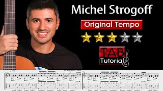 Michel Strogoff Theme by Vladimir COSMA  original Tempo  Sheet and Tab [upl. by Nnywg]