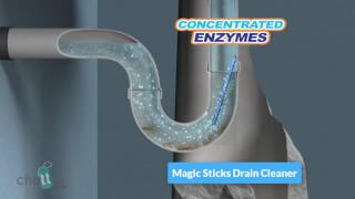 Magic Sticks Drain Cleaner and Deodorizer [upl. by Leira]