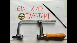 Uhrenbau Zahnrad in Handarbeit herstellen Teil 1 [upl. by Aniryt167]