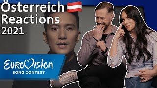 Vincent Bueno  quotAmenquot  Österreich  Reactions  Eurovision Song Contest  NDR [upl. by Nuawed]