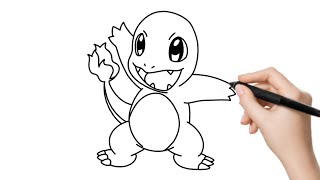 Learn How to Draw Charmander Easy StepbyStep Tutorial [upl. by Eerat]