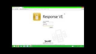 SMART Notebook Tutorial  How to set up a quiz or assessment using Response VE [upl. by Dnivra486]