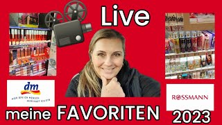 Live Rossmann und dm Haul und Favoriten  meine Empfehlungen Skincare und Kosmetik [upl. by Damick731]