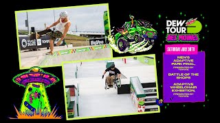 Dew Tour 2022 Men’s Adaptive Park Battle of the Shops Adaptive Wheelchair Exhibition [upl. by Asi]