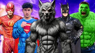 Werewolf VS Superheroes  Hide and Seek [upl. by Eiramanit]