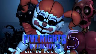 Le Scooper Fait Seulement Mal Pendant 1 Moment  FNAF Sister Location Nuit 5 [upl. by Bledsoe]