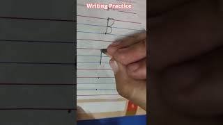 Letter B  writing practice for toddlers abcd preschool toddlerlearning shorts [upl. by Oletha]