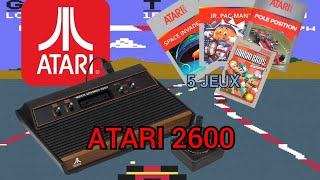 Atari 2600  Collection présentation et 5 jeux [upl. by Adnil]