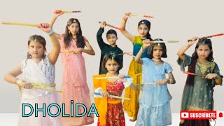 Dholida  Loveyayri  Dance cover by kids  unique Academy  kids performance  Garba song [upl. by Imeaj]