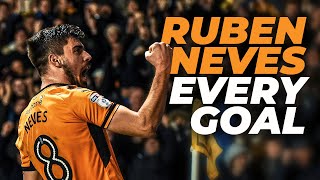 Every Ruben Neves goal for Wolves  The best ever goals collection [upl. by Artcele]