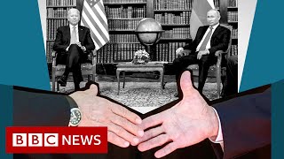 When Biden met Putin Decoding the world leaders body language  BBC News [upl. by Notserp]