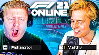 ONLINE F1 SPELEN MET FISH en die andere guy [upl. by Rhianon]