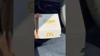 The New McDonalds Crispy Veggie Burger Review shorts [upl. by Athenian]