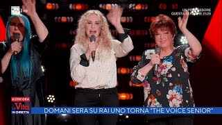 Torna su Rai Uno quotThe Voice Seniorquot  La vita in diretta 25112021 [upl. by Chastity656]