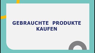 Gebrauchte Produkte kaufen I Goethe B2 Präsentation I Teil I I Prüfungsvorbereitung [upl. by Rori]