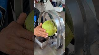 Perfect Coconut Cutting Skills of Coconut Machine [upl. by Nivre]