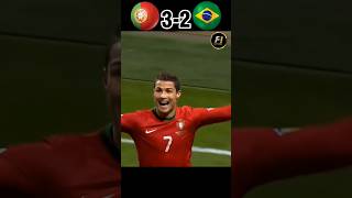 Portugal🇵🇹 🆚 Brazil🇧🇷Fifa WorldCup fotball fifaworldcup urcristiano shorts videoFactIntel [upl. by Einuj923]