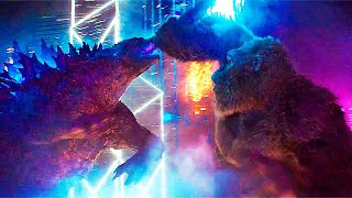 Godzilla vs Kong  Hong Kong Battle Scene  Movie Clip HD [upl. by Rehnberg]