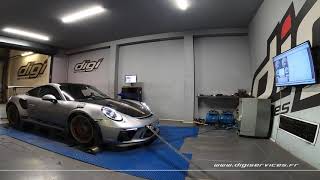 Porsche 991 GT3 RS 520cv PDK Reprogrammation Moteur  510cv Digiservices Paris 77 Dyno [upl. by Tennaj]