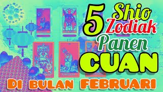 5 Shio amp 5 Zodiak panen CUAN di bulan FEBRUARI [upl. by Auhsaj]