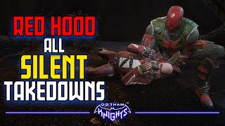 Gotham Knights  Red Hood All Silent Takedowns [upl. by Copp]