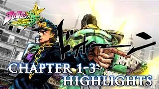 JoJos Bizarre Adventure All Star Battle  PS3  First Trailer  Part 1 2 amp 3 [upl. by Aronid]