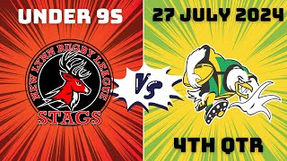 Under 9s New Lynn Stags vs Waitemata Seagulls  4th Qtr 27 July 2024 [upl. by Quar576]