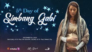 Sambuhay TV Mass  December 19 2023  Simbang Gabi Day 5 [upl. by Mendoza]