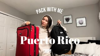 Pack with me for my vacation trip to ￼Puerto Rico [upl. by Airahcaz]