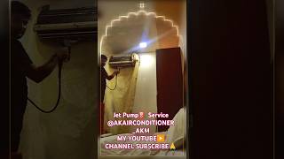 jetpump shortvideo howtoservicesplitairconditionerathome AKAIRCONDITIONERAKM [upl. by Reichert]