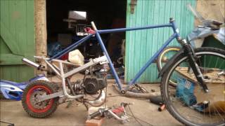 Fahrrad mit Pocket Bike Motor D [upl. by Neomah163]