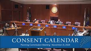 Palmdale Planning Commission Meeting  November 21 2024 [upl. by Eelsnia]