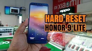 Hard reset Honor 9 Lite Remove Pattern Lock [upl. by Noll]