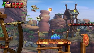 Donkey Kong Country Tropical Freeze 3A Rickety Rafters Puzzle pieces  KONG [upl. by Lehcyar]