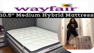 Unboxing Mattress from WAYFAIR Matress in a BOX [upl. by Birecree]