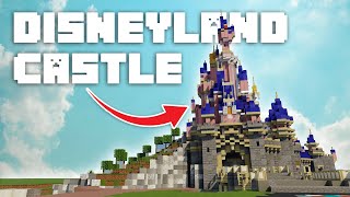 Building the Disneyland Paris Castle in Minecraft [upl. by Ilam830]