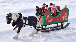 The Sleigh Ride  Schleich Model Horse Special Winter Movie [upl. by Nawaj]